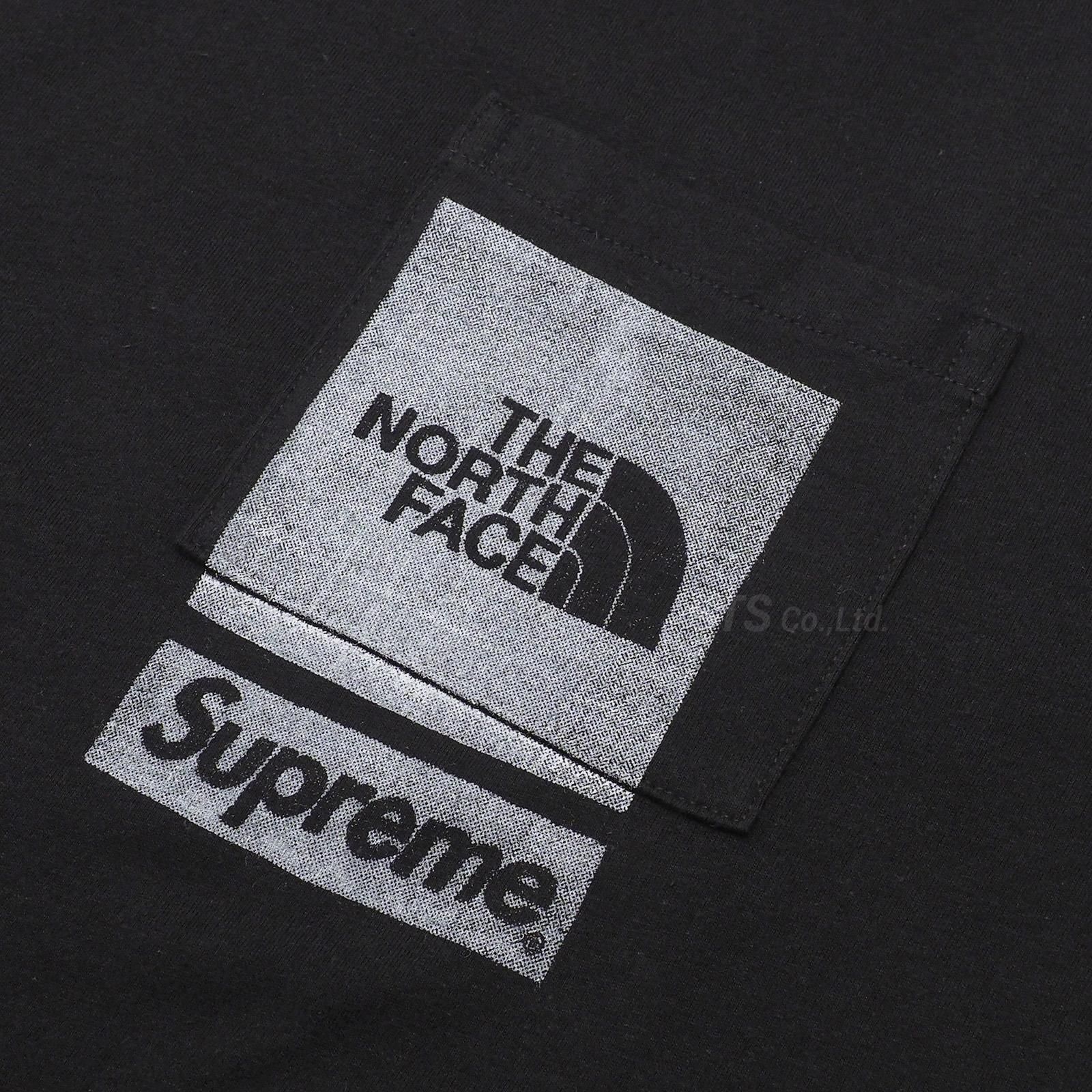 Supreme North Face Printed Pocket Tee 黒S