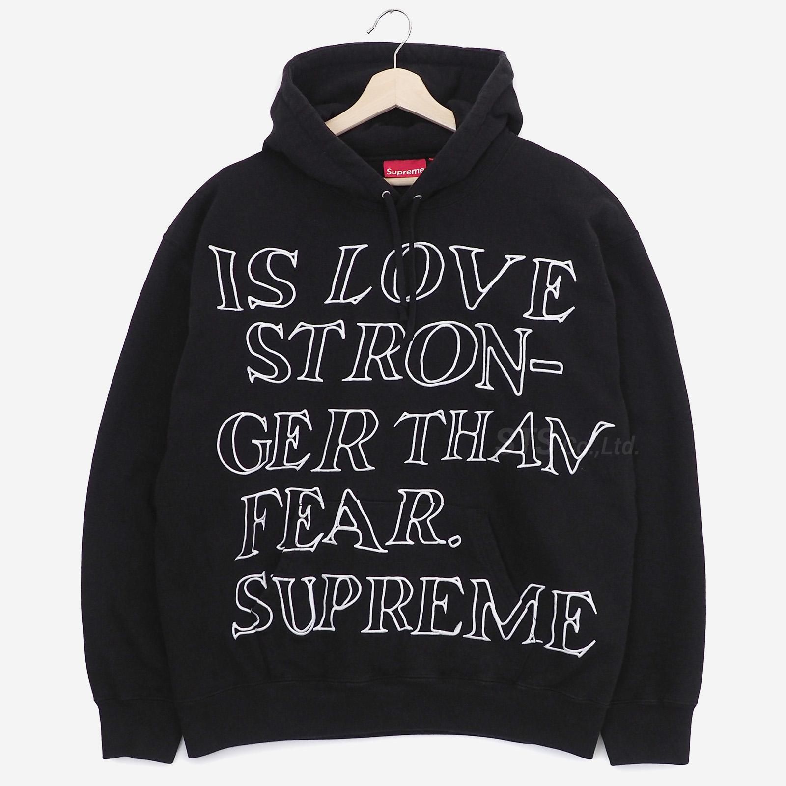 メンズSupreme Stronger Than Fear Hooded