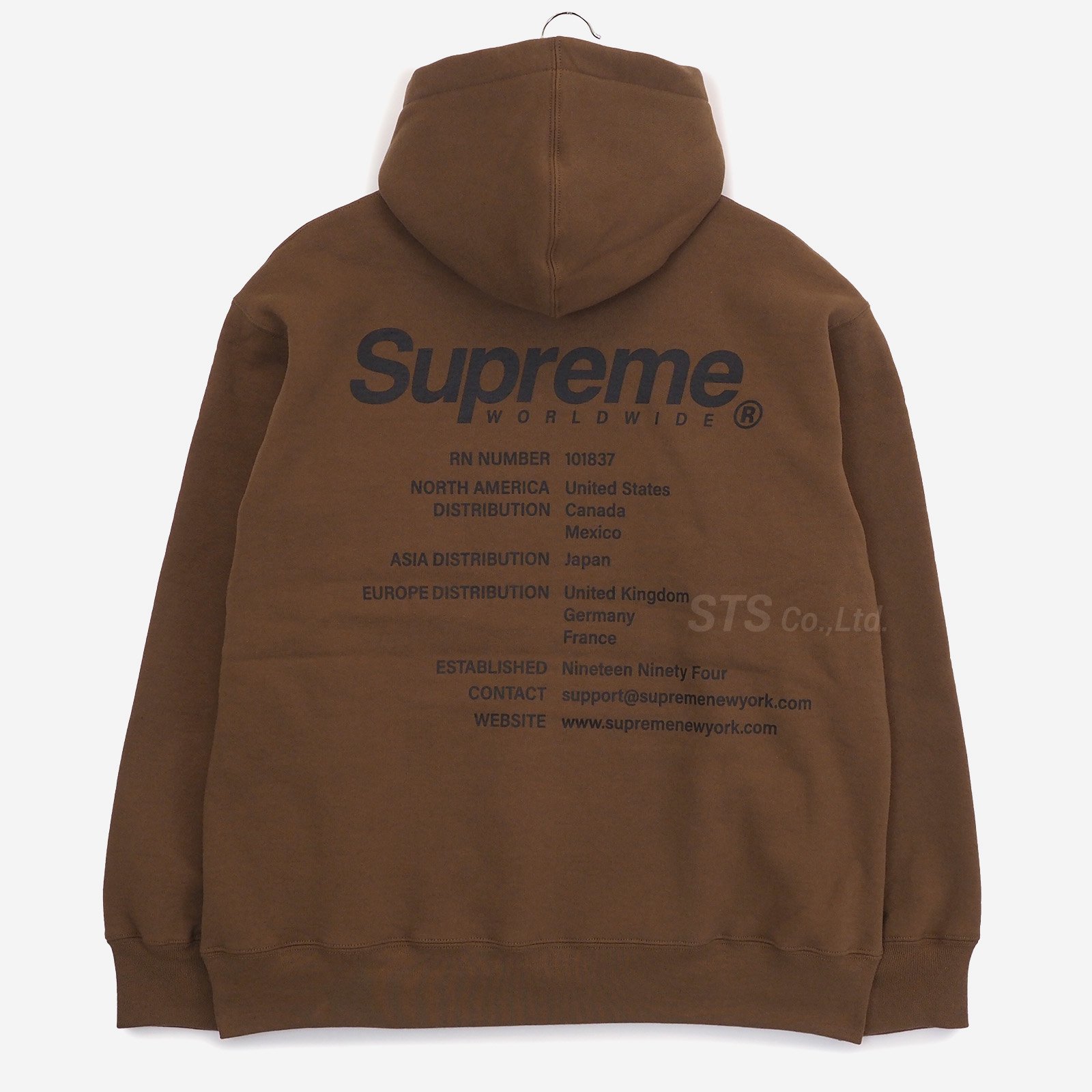 Supreme Worldwide Hooded Sweatshirtsupreme
