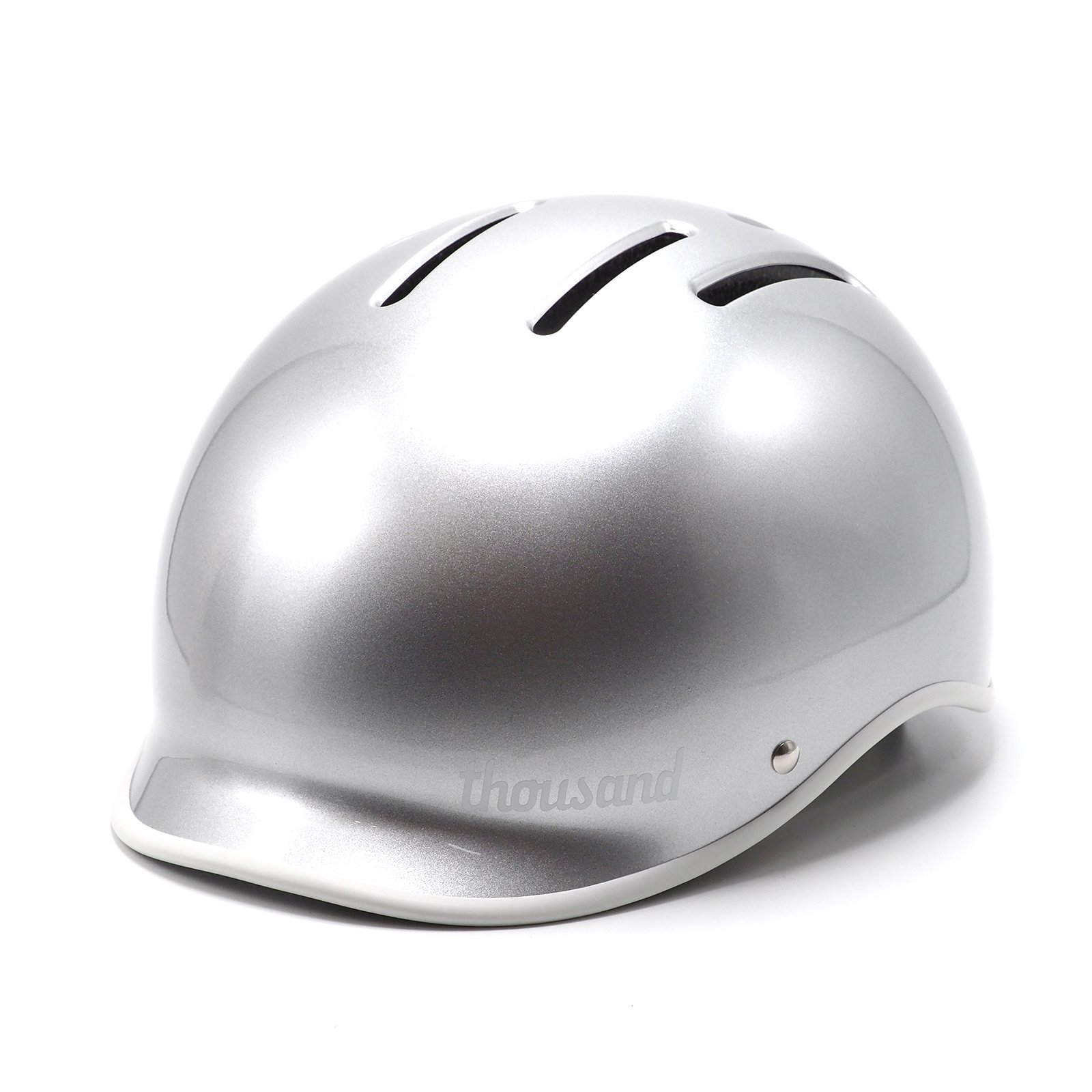 Thousand - Heritage 2.0 Bike & Skate Helmet | So Silver - ParkSIDER