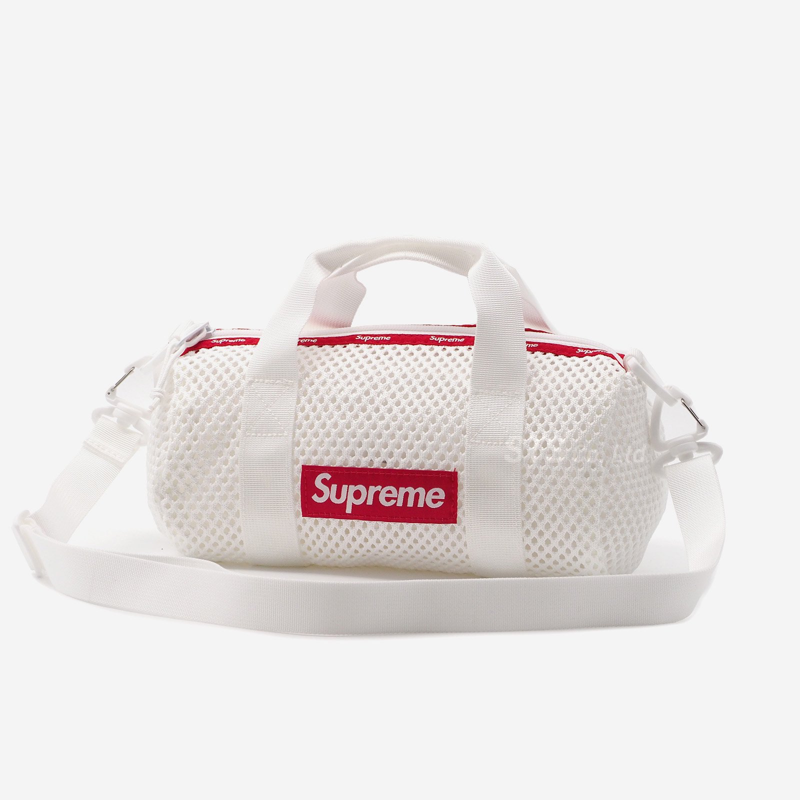 Supreme Mesh Mini Duffle Bag White - ショルダーバッグ