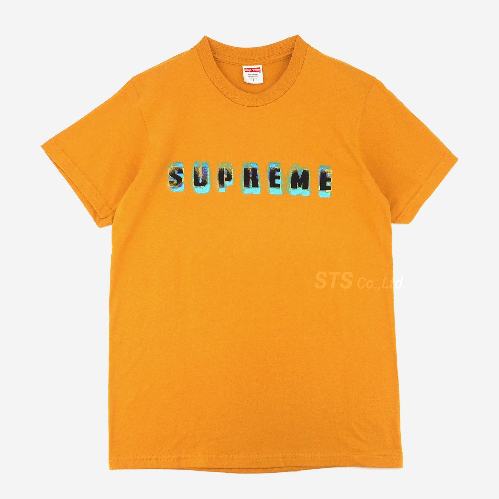 Supreme - Stencil Tee | ステンシルプレートで描いたグラフィティロゴ