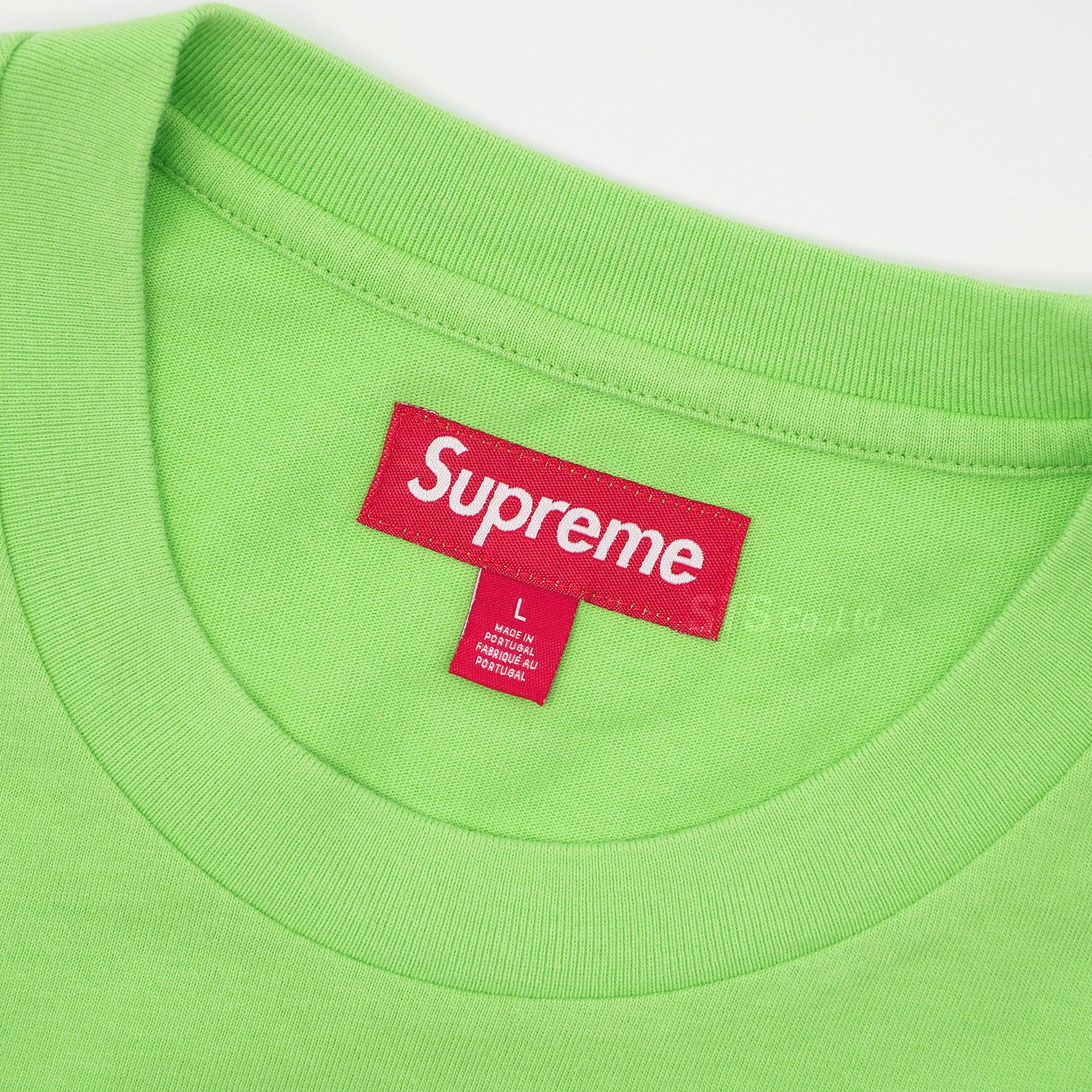 Supreme Classic Logo S/S Top Lime  Lサイズ