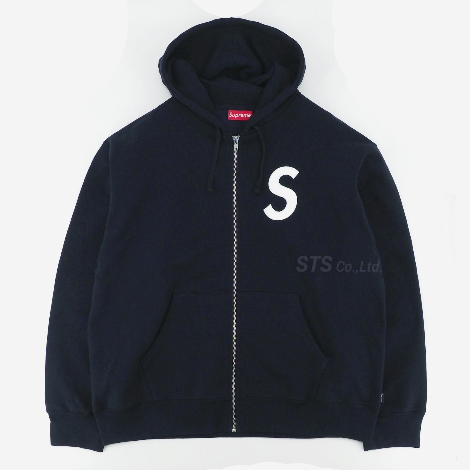 Supreme シュプリーム パーカー 19SS Star Zip Up Sweatshirt スター ロゴ ジップ アップ フーデット スウェット ネイビー系 L