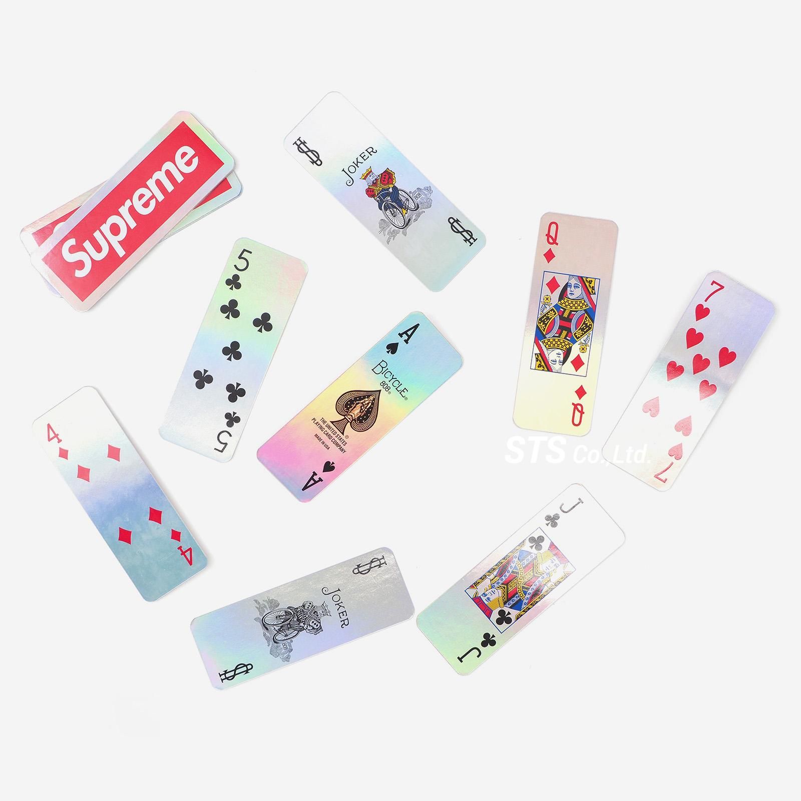 Supreme/Bicycle Holographic Slice Cards | Supreme 2023 Fall