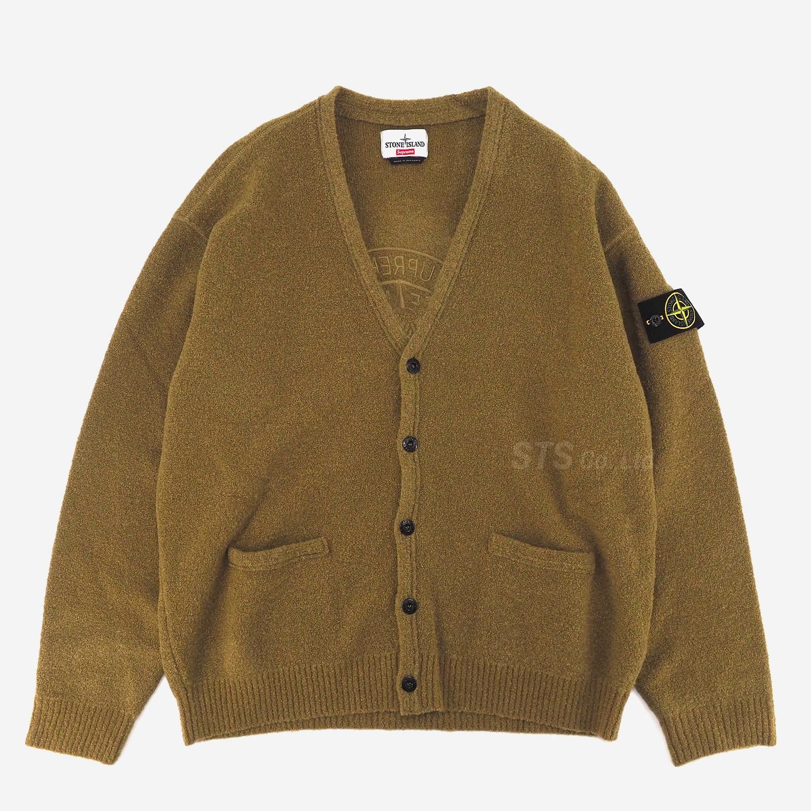Supreme/Stone Island Boucle Cardigan | Supreme 2023 Fall