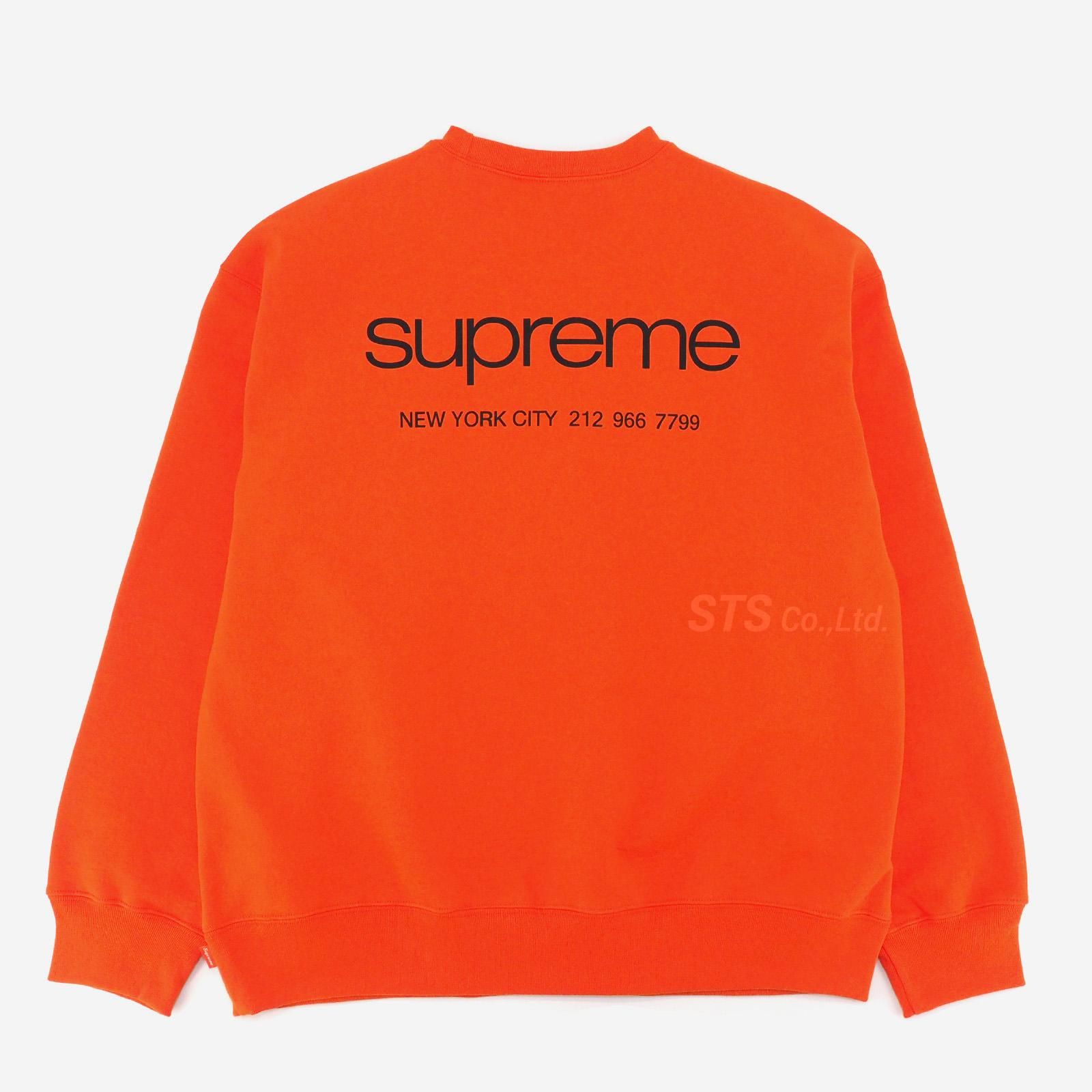 Supreme - NYC Crewneck | バックプリントでロゴが大きく入った