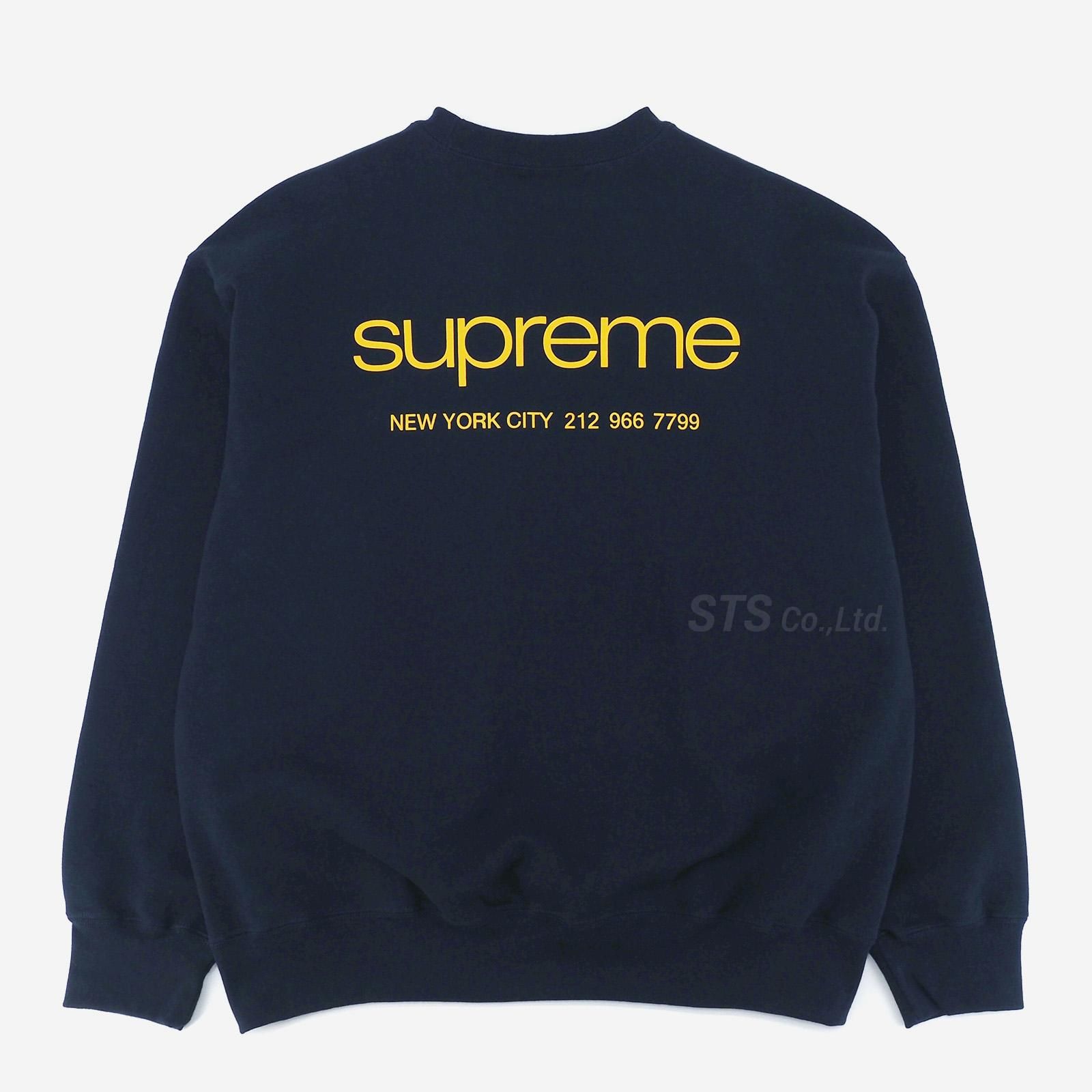 Supreme - NYC Crewneck | バックプリントでロゴが大きく入ったクルー 