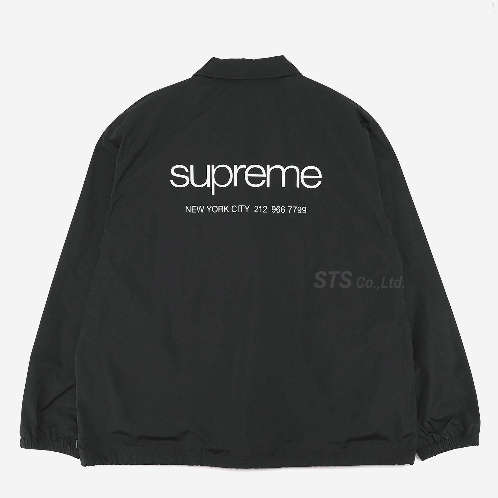 メンズsupreme シュプリーム コーチジャケット ネイビー XL