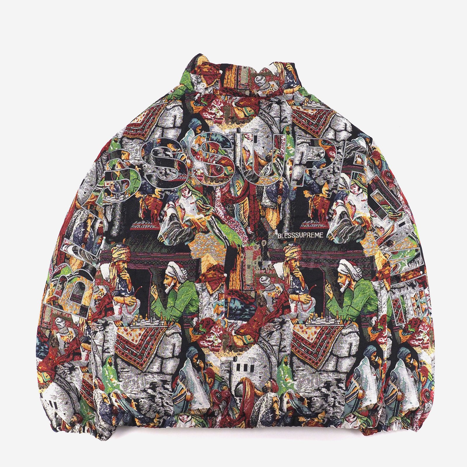 Supreme/BLESS Tapestry Down Puffer Jacket | ベルリンを拠点に活動 ...