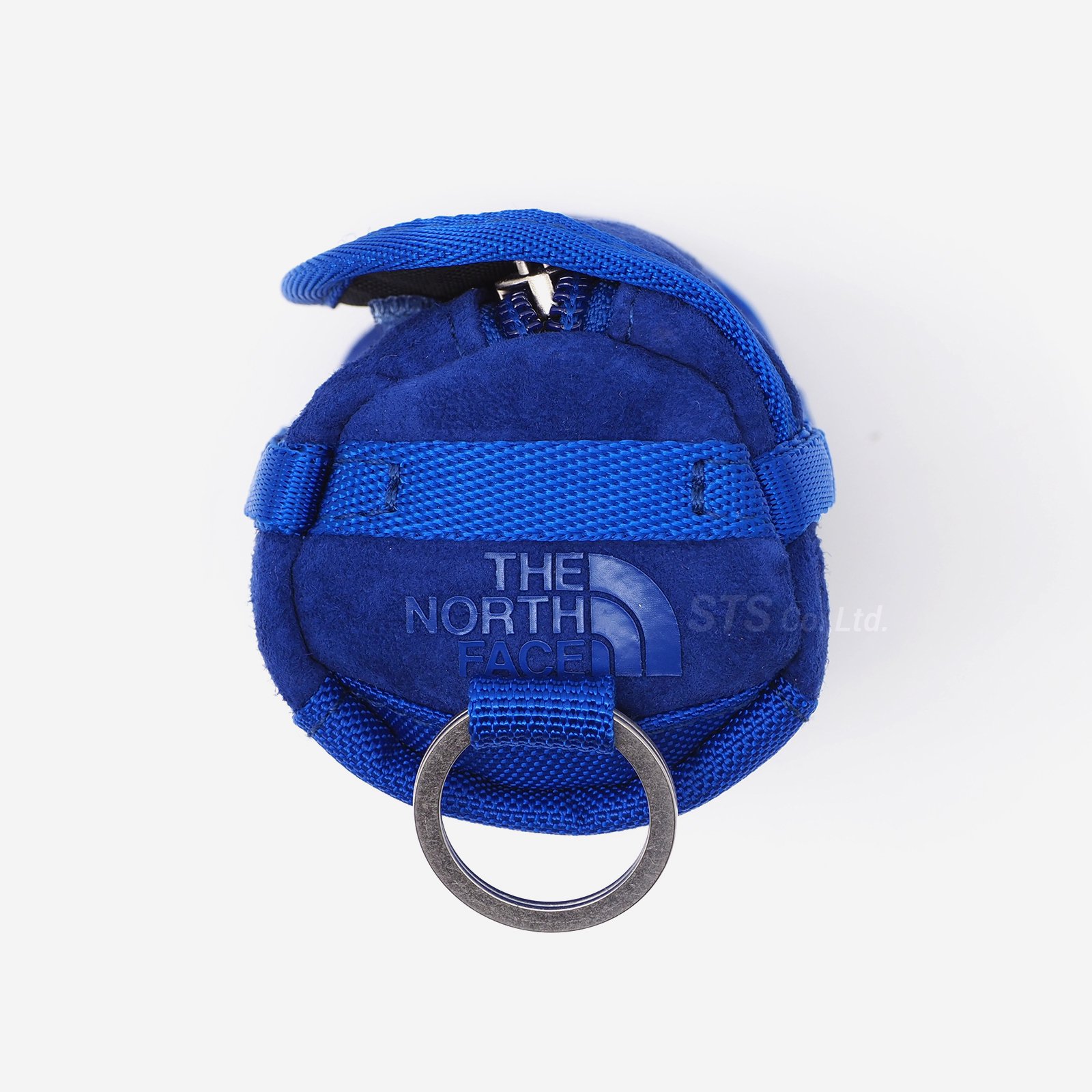 Supreme The North Face Suede Base Camp Duffle Keychain Blue