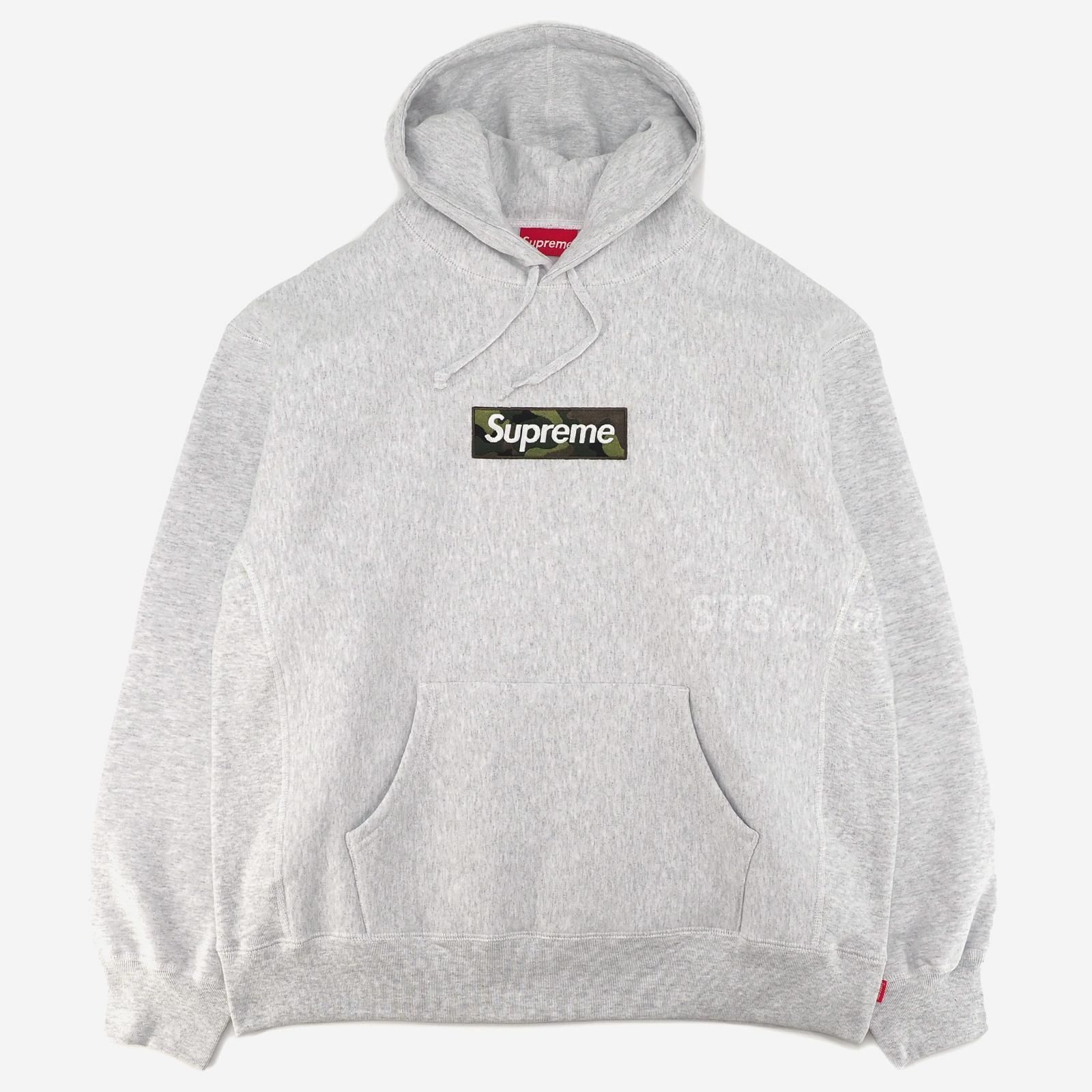 チャコールグレイSupreme Box Logo Hooded Sweatshirt - パーカー