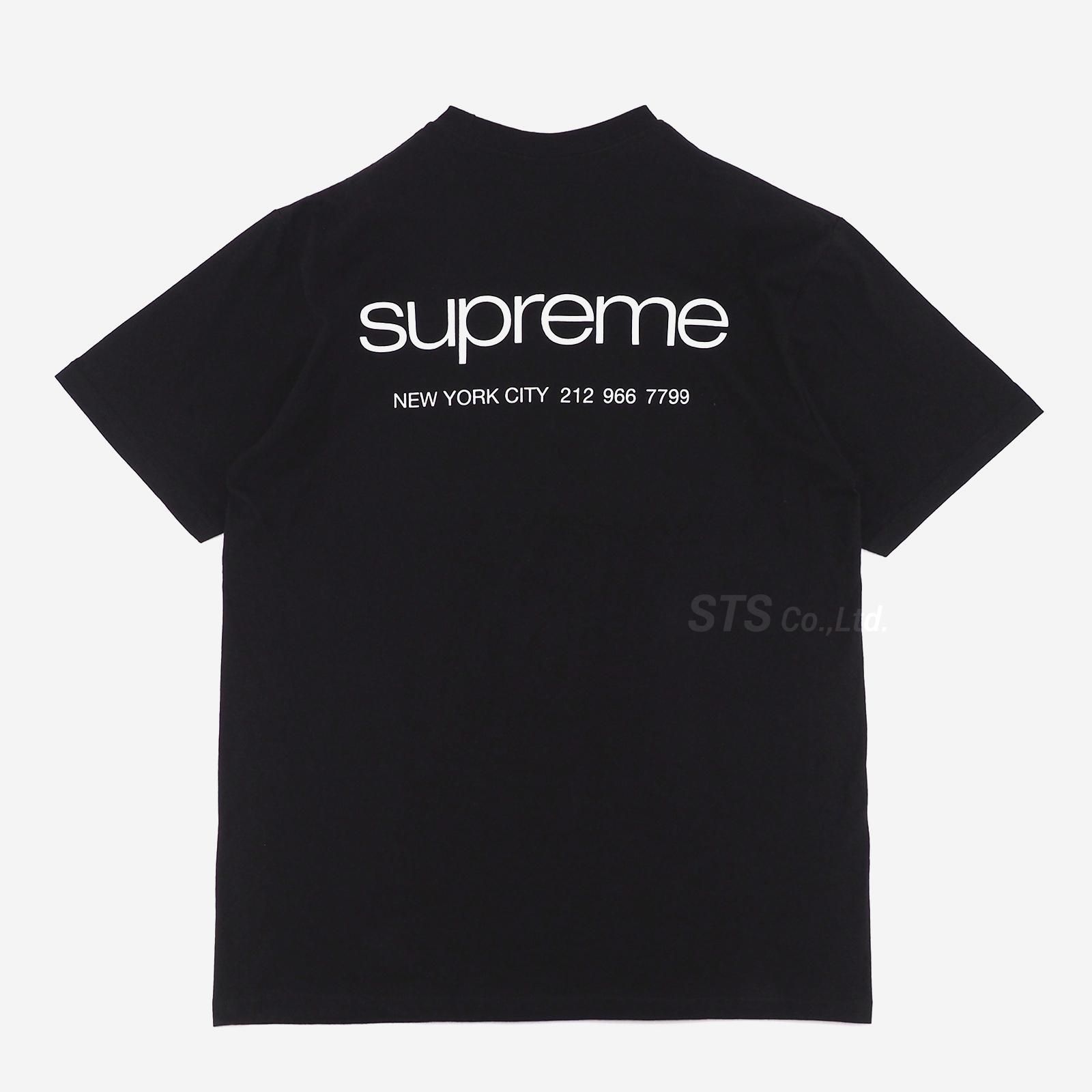 Supreme - NYC Tee | NY本店の電話番号が記載されたバックプリントT 