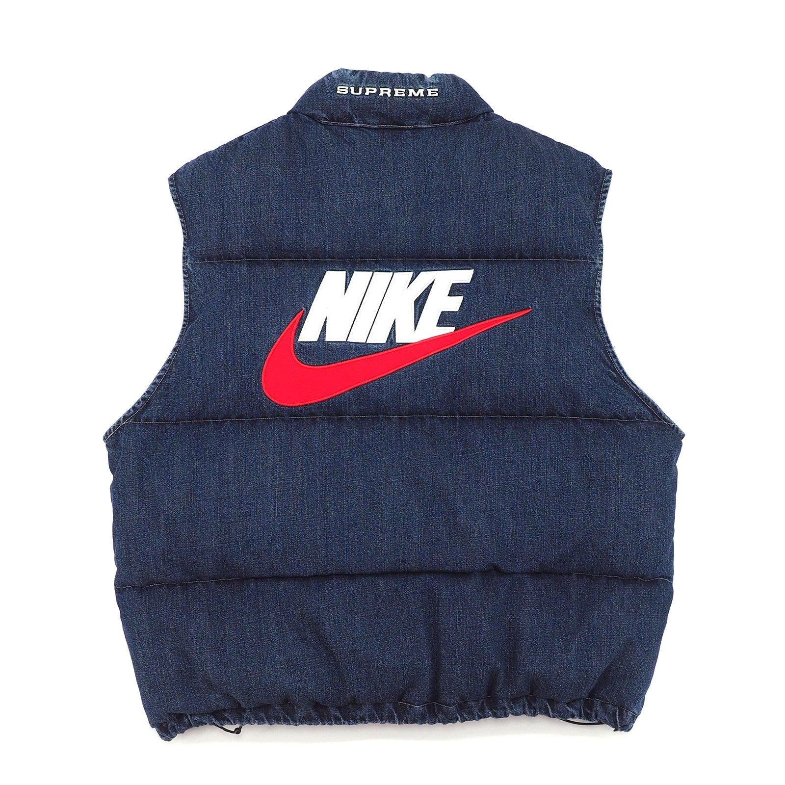 【極美品】Supreme x Nike ダウンベスト M 白 極美品】Supreme x Nike ダウンベスト M 白