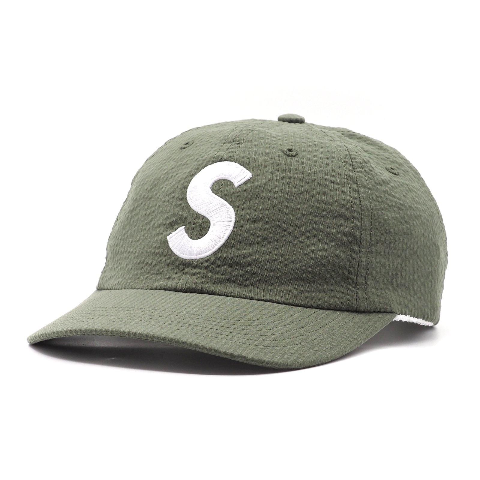 新しく着き Supreme | シアサッカー Sロゴキャップ - ParkSIDER 帽子