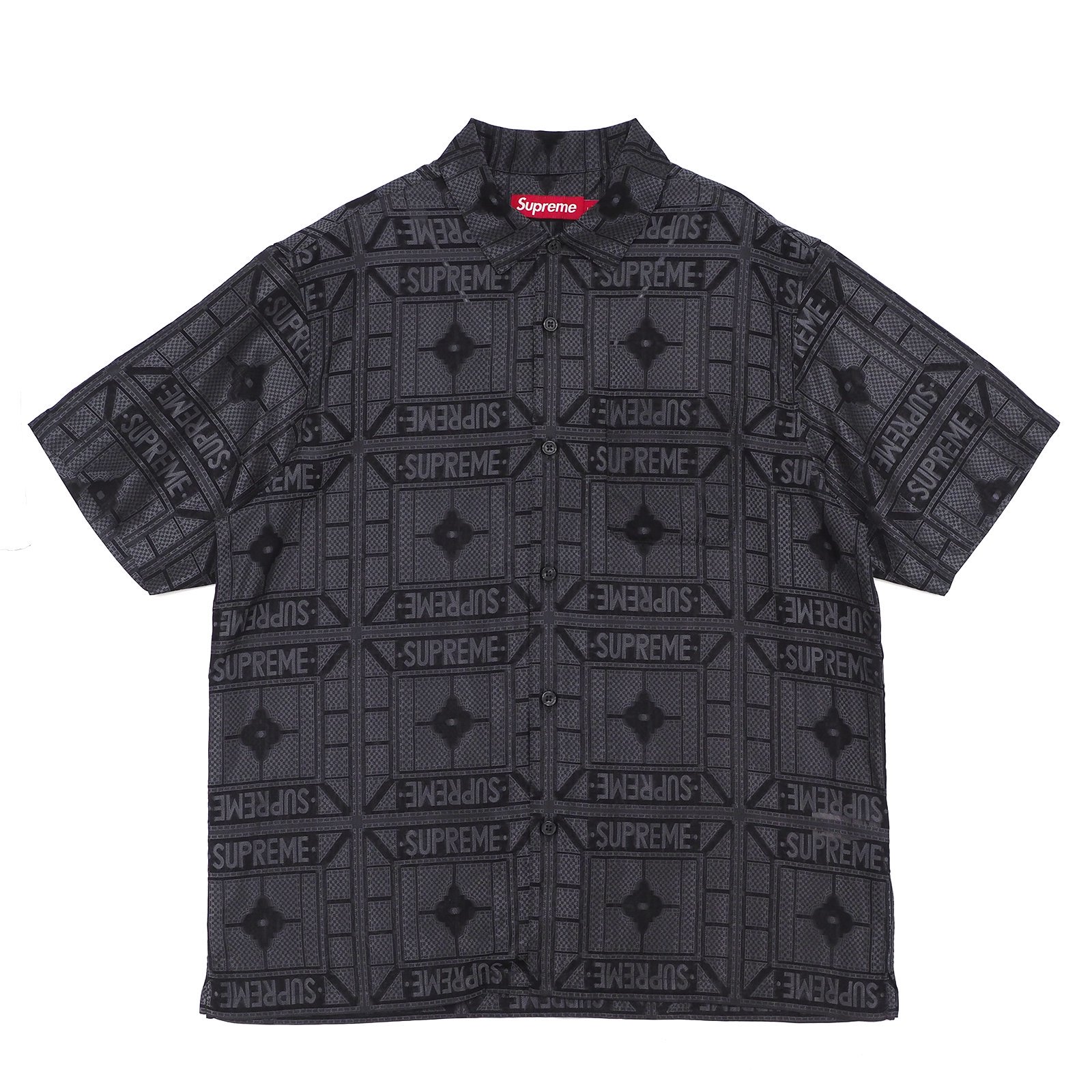 Supreme | Tray Jacquard S/S Shirt - ParkSIDER