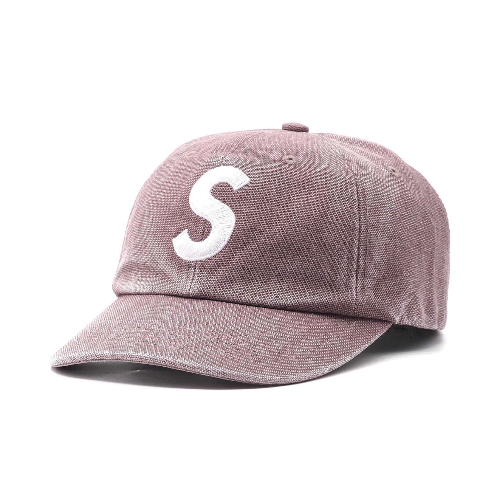 supreme 6panel cap ブラック