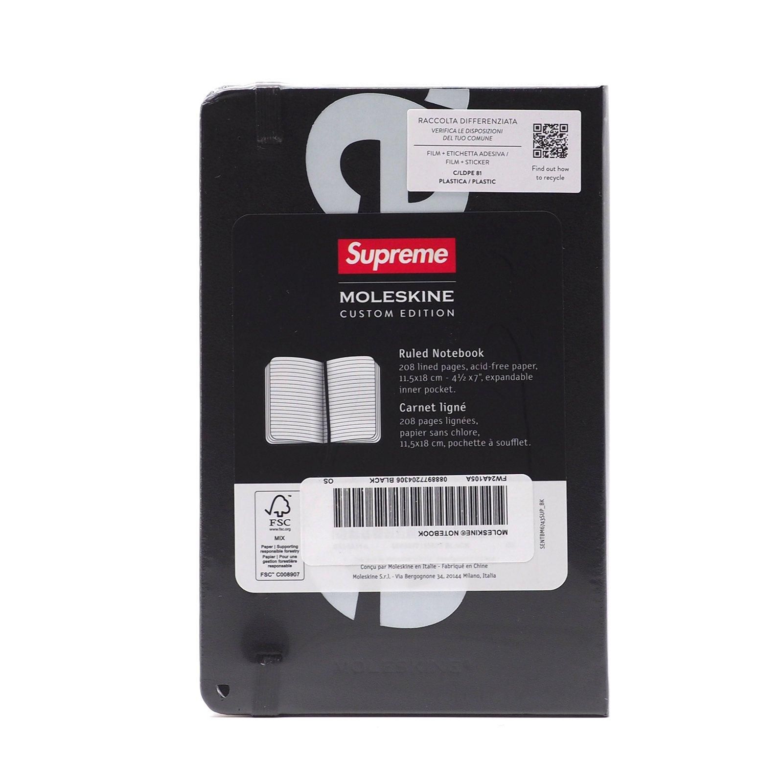 シュプリーム　supreme  ノート　モレスキン　ブック　新品 Supreme®/Moleskine® Notebooks | Supreme 24ss