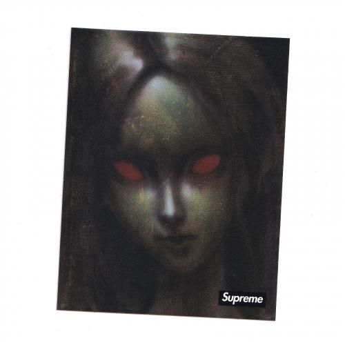 Supreme - Red Eyes Sticker