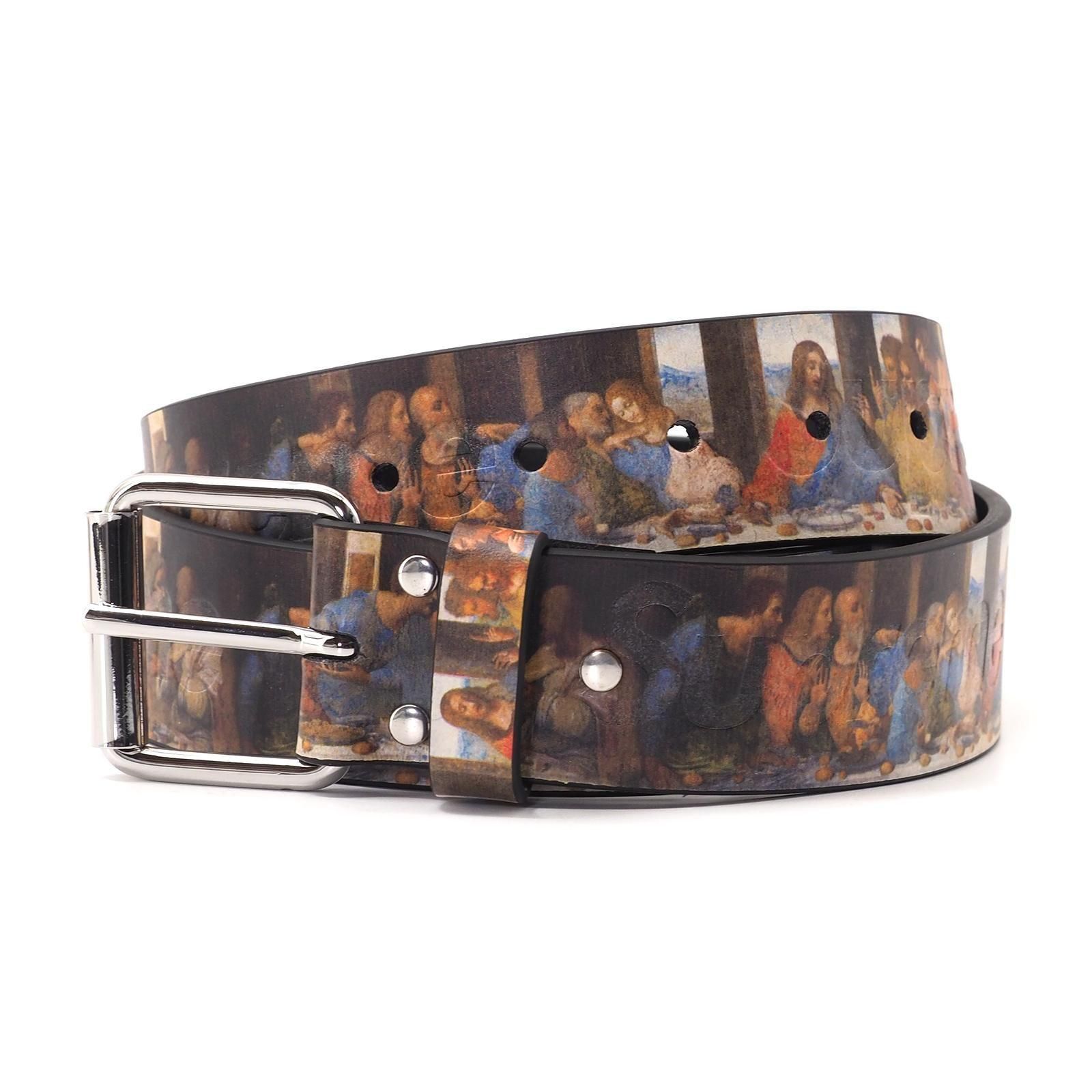 最後の晩餐 Supreme Last Supper Leather Belt M