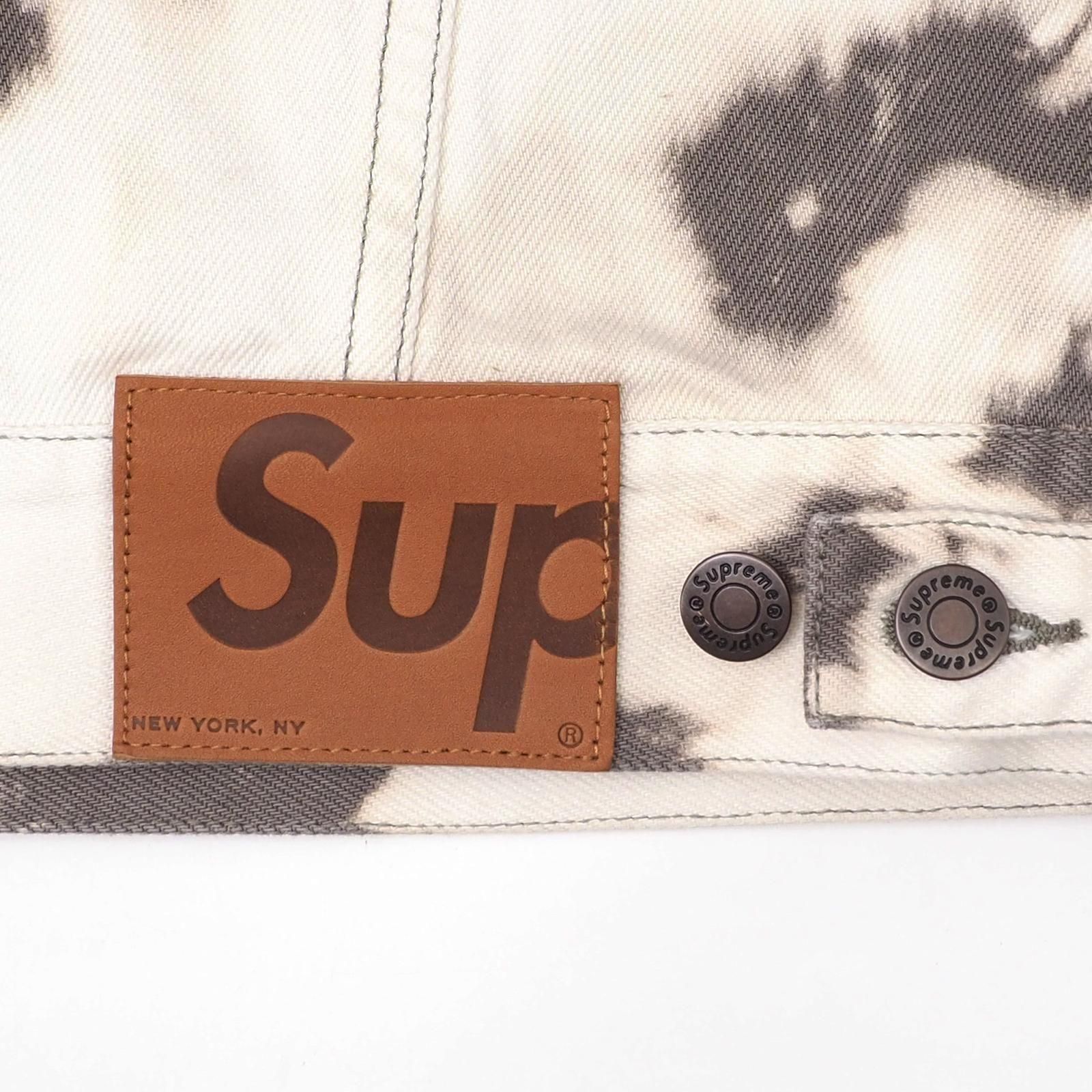 Supreme Denim Trucker Jacket ブリーチ Gジャン S Supreme 21'S/S Week10 | Supreme Plus