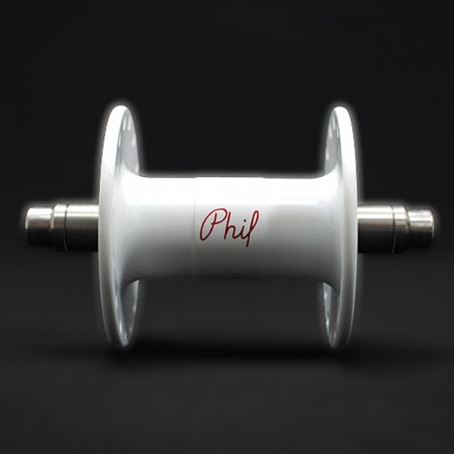 Phil Wood & Co. - Front High Flange Track Hub (White)