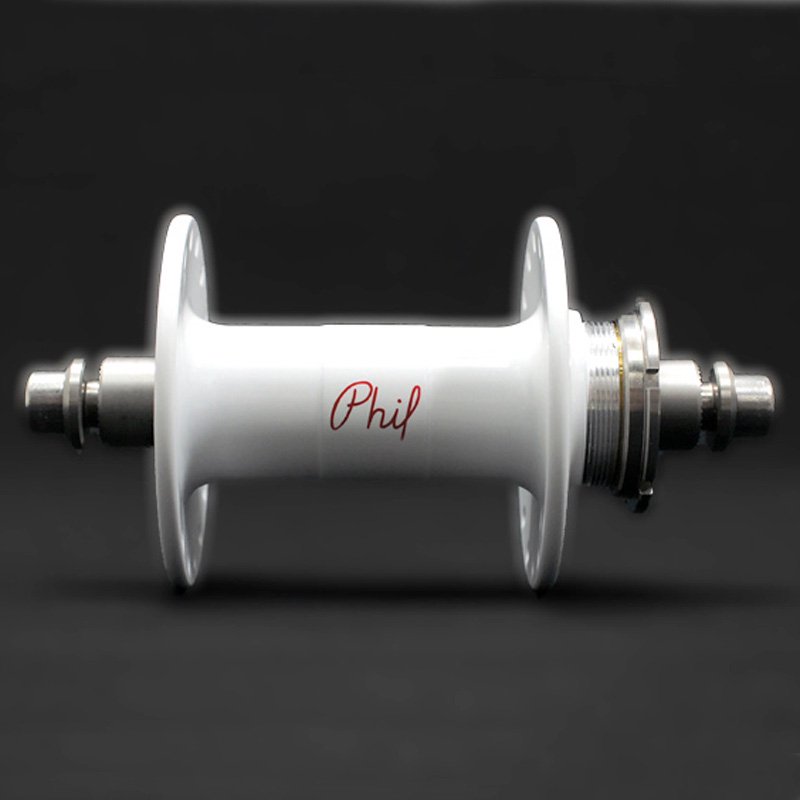 Phil Wood & Co. - Rear Track Single Fixed 120 Hub (White) - ParkSIDER