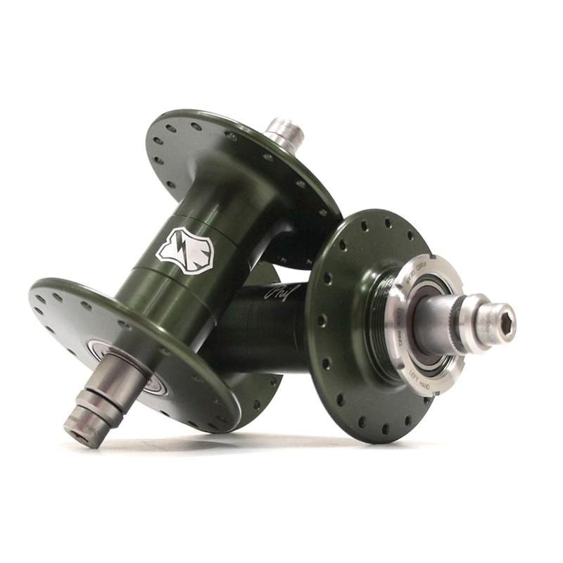 Phil Wood & Co. - MASH Track Hub set (Green) - ParkSIDER