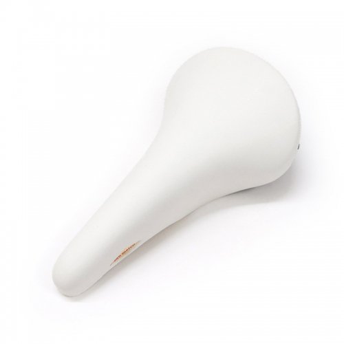 Selle San Marco - Rolls Saddle-Carbon Steel Rails [White Smooth Leather]