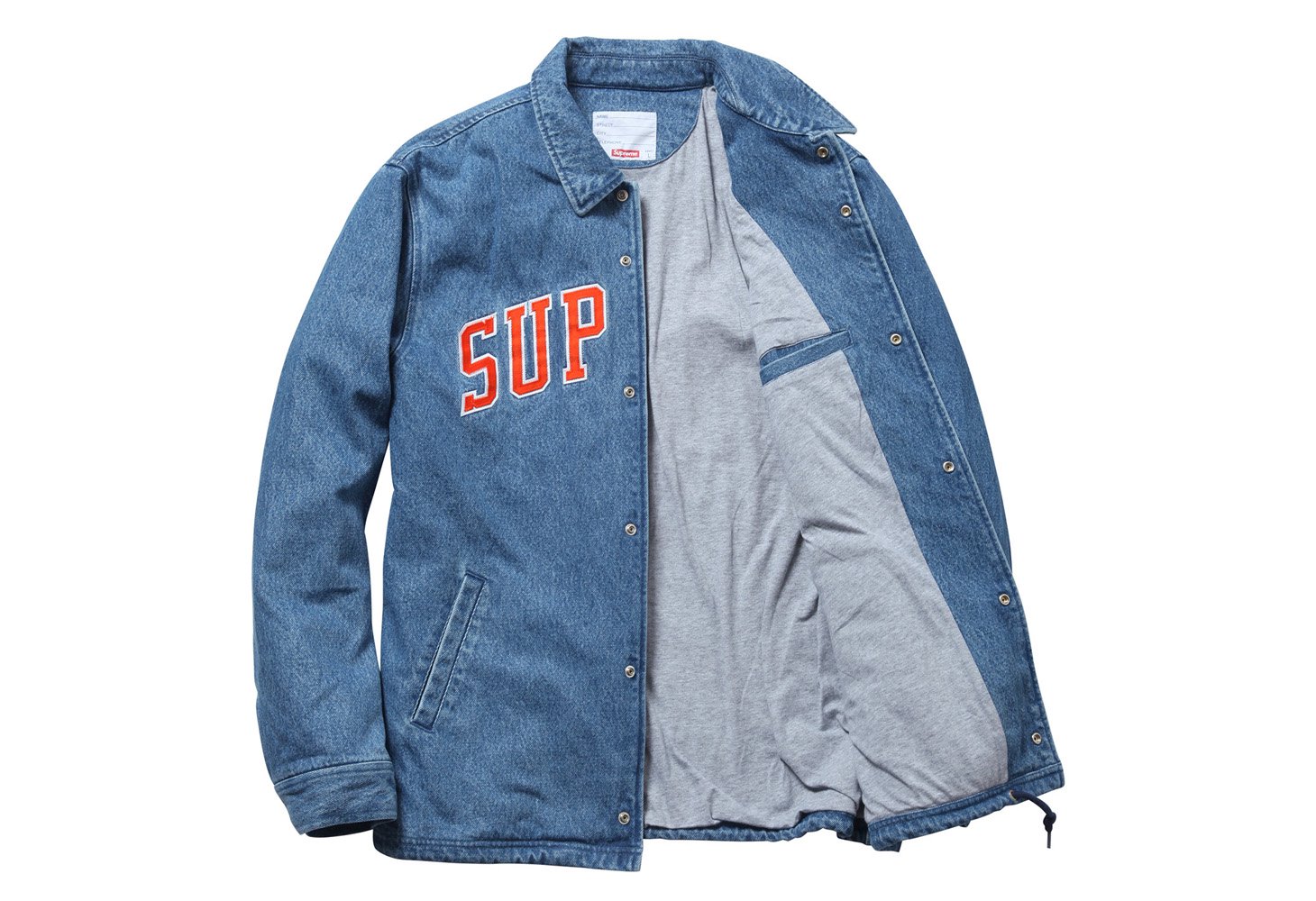 SALE美品 Supreme 13AW Denim Coaches jacket 黒 M