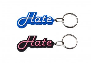 Supreme - Hate Rubber Keychain