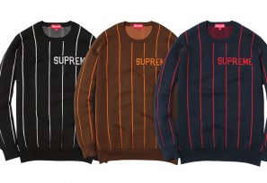 Supreme - Wide Pinstripe Sweater