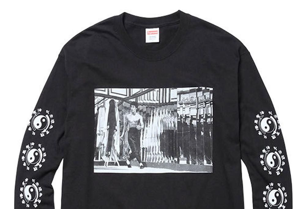 Supreme × BRUCE LEE Mirrors L/S Tee 13aw-