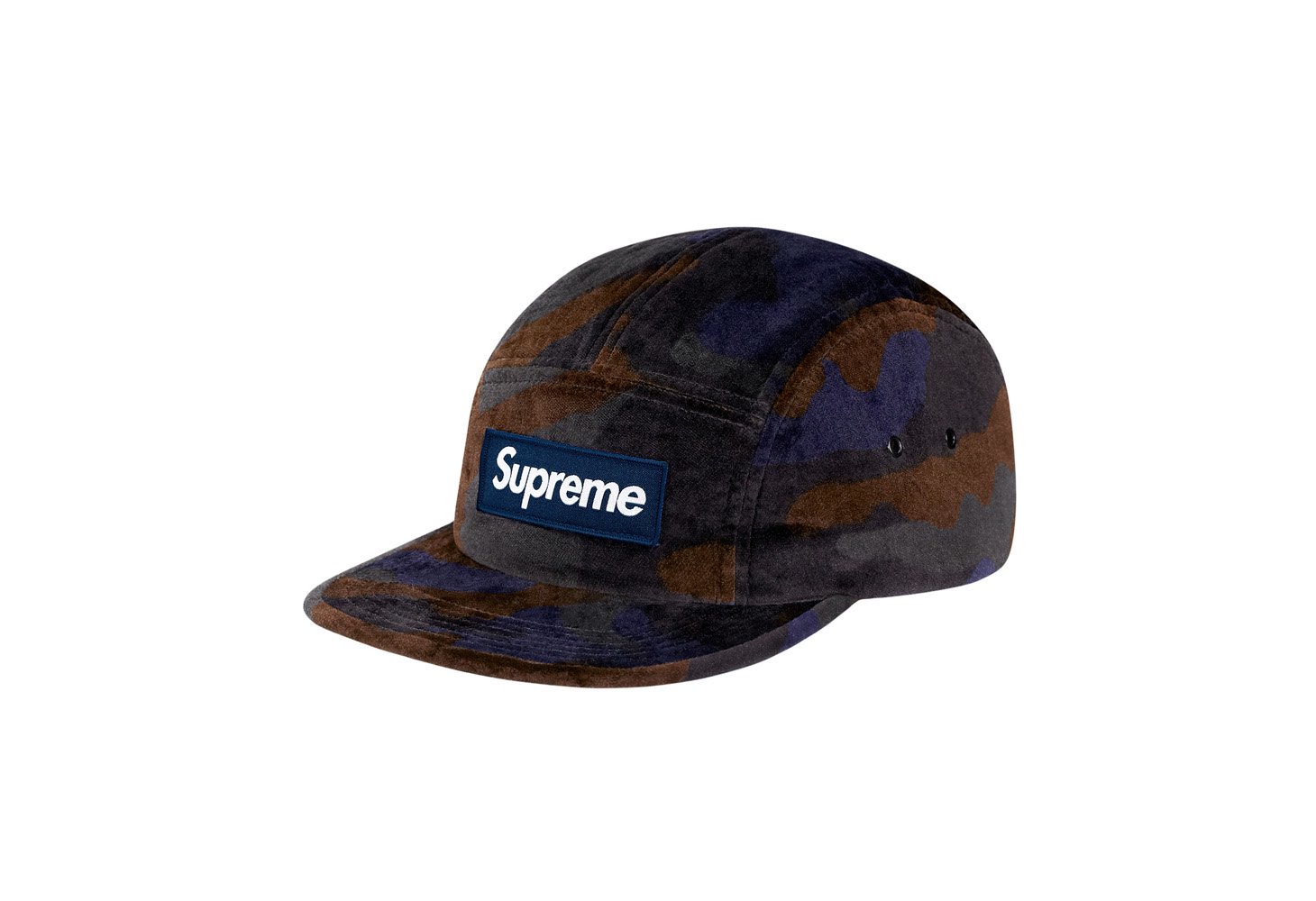 帽子Supreme Velvet Camo Camp Cap  ベルベット  迷彩