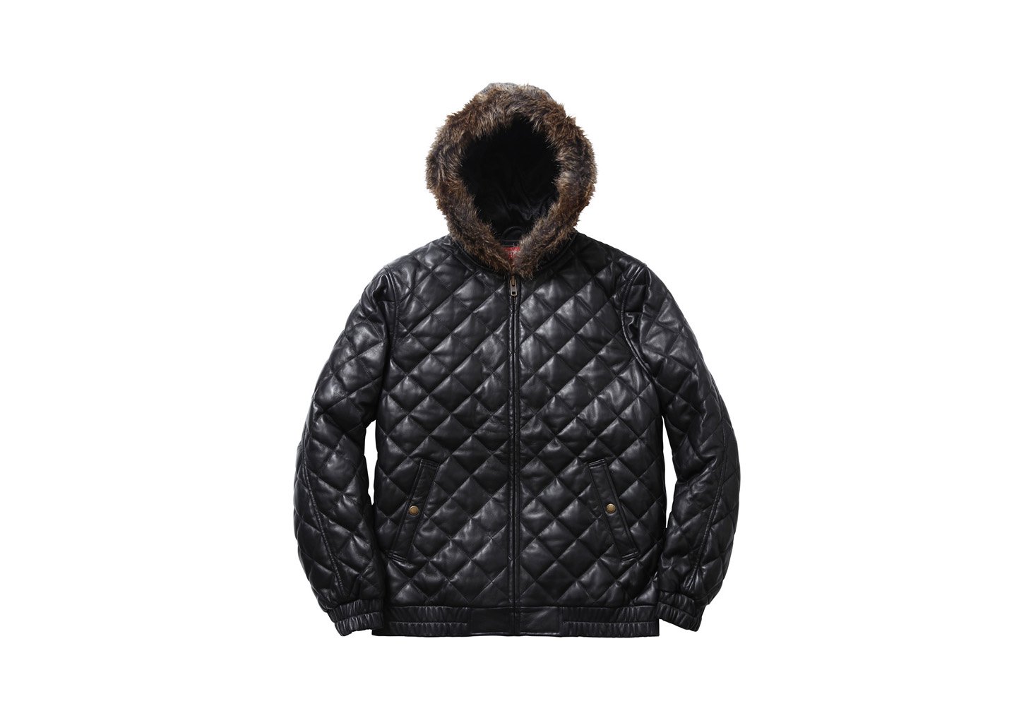 Supreme - Quilted Leather Hooded Jacket - ParkSIDER