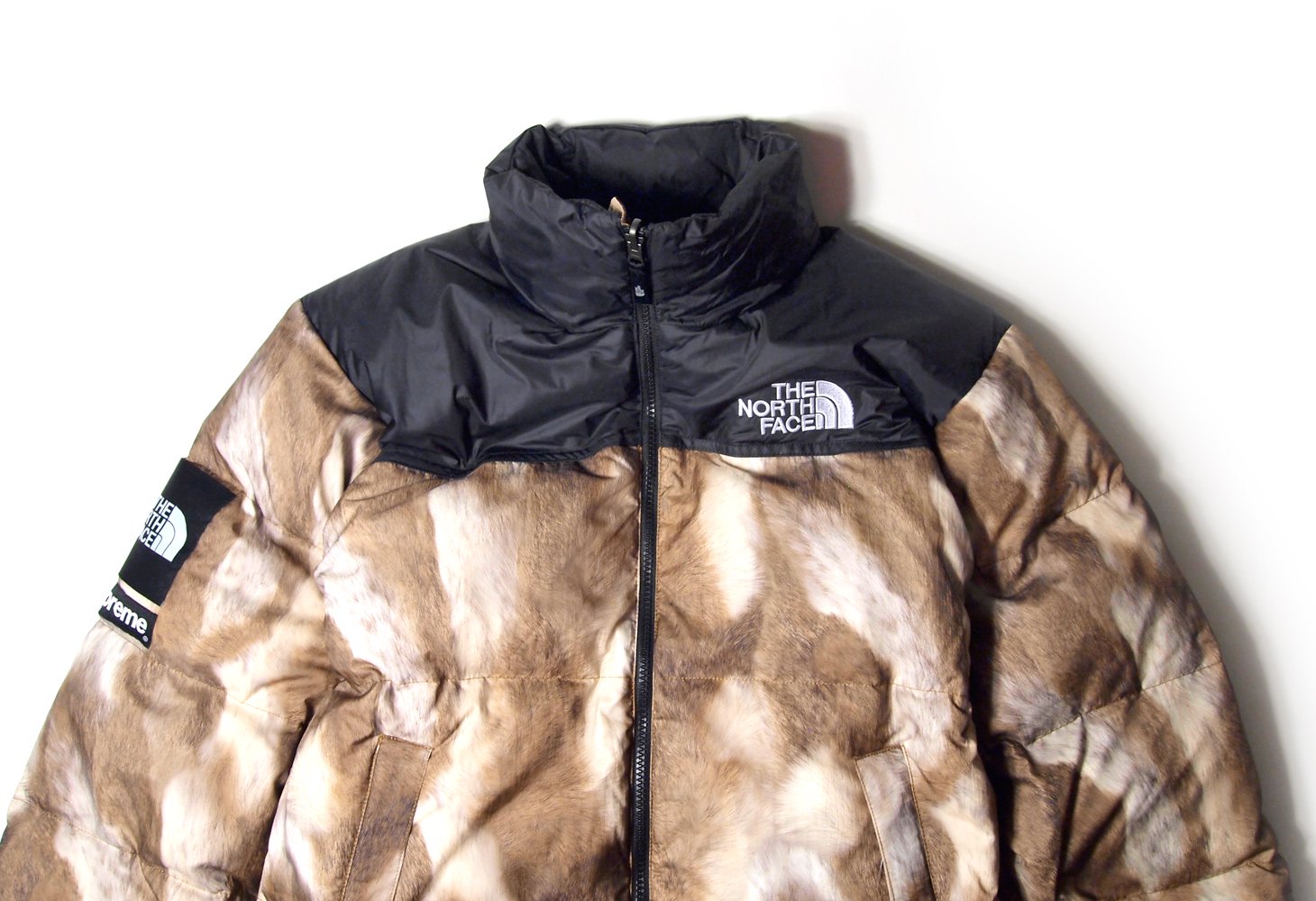 The North Face/Supreme - Fur Print Nuptse Jacket - ParkSIDER 
