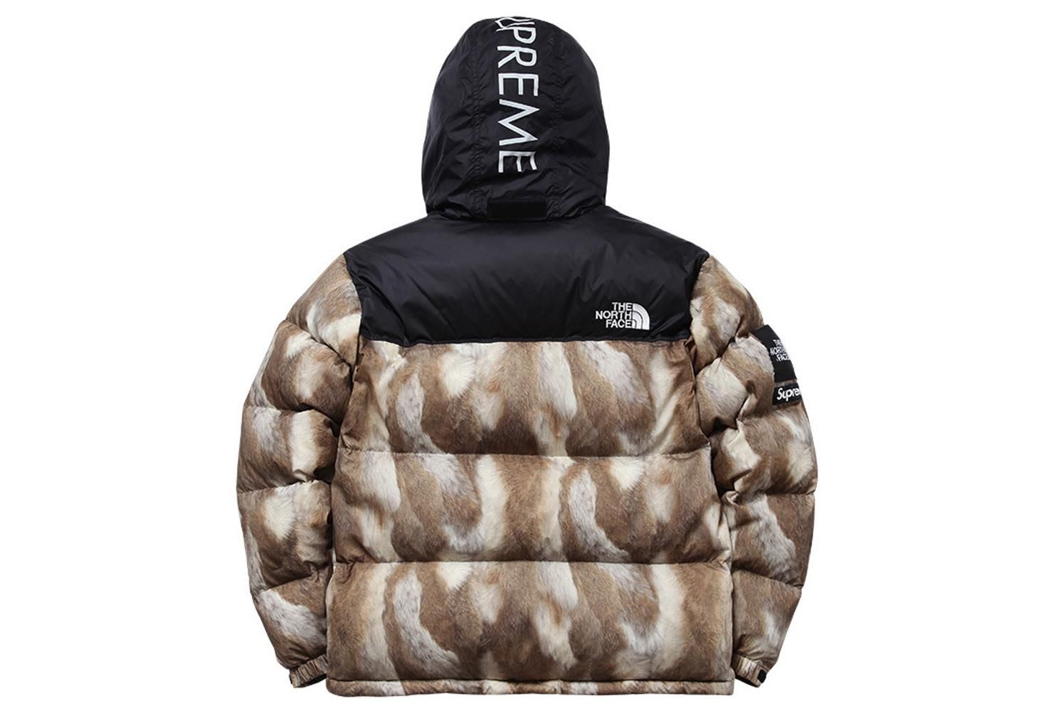 The North Face/Supreme - Fur Print Nuptse Jacket - ParkSIDER