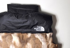 The North Face/Supreme - Fur Print Nuptse Vest