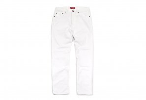 Supreme - White Slim Jean
