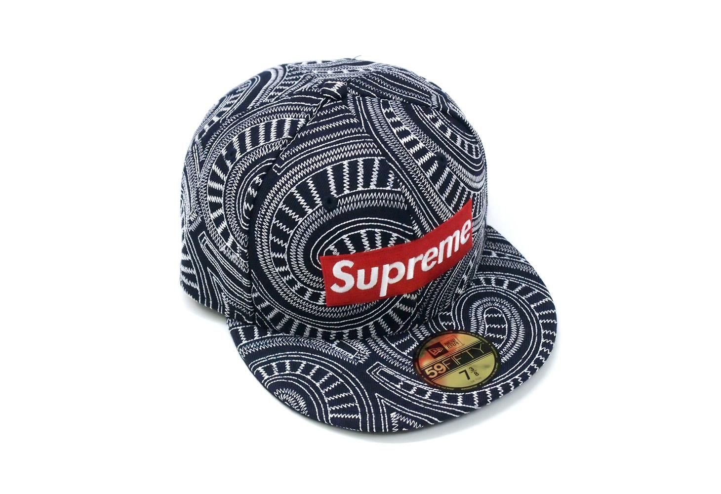 Supreme Box Logo New Era Navy 7 1/2