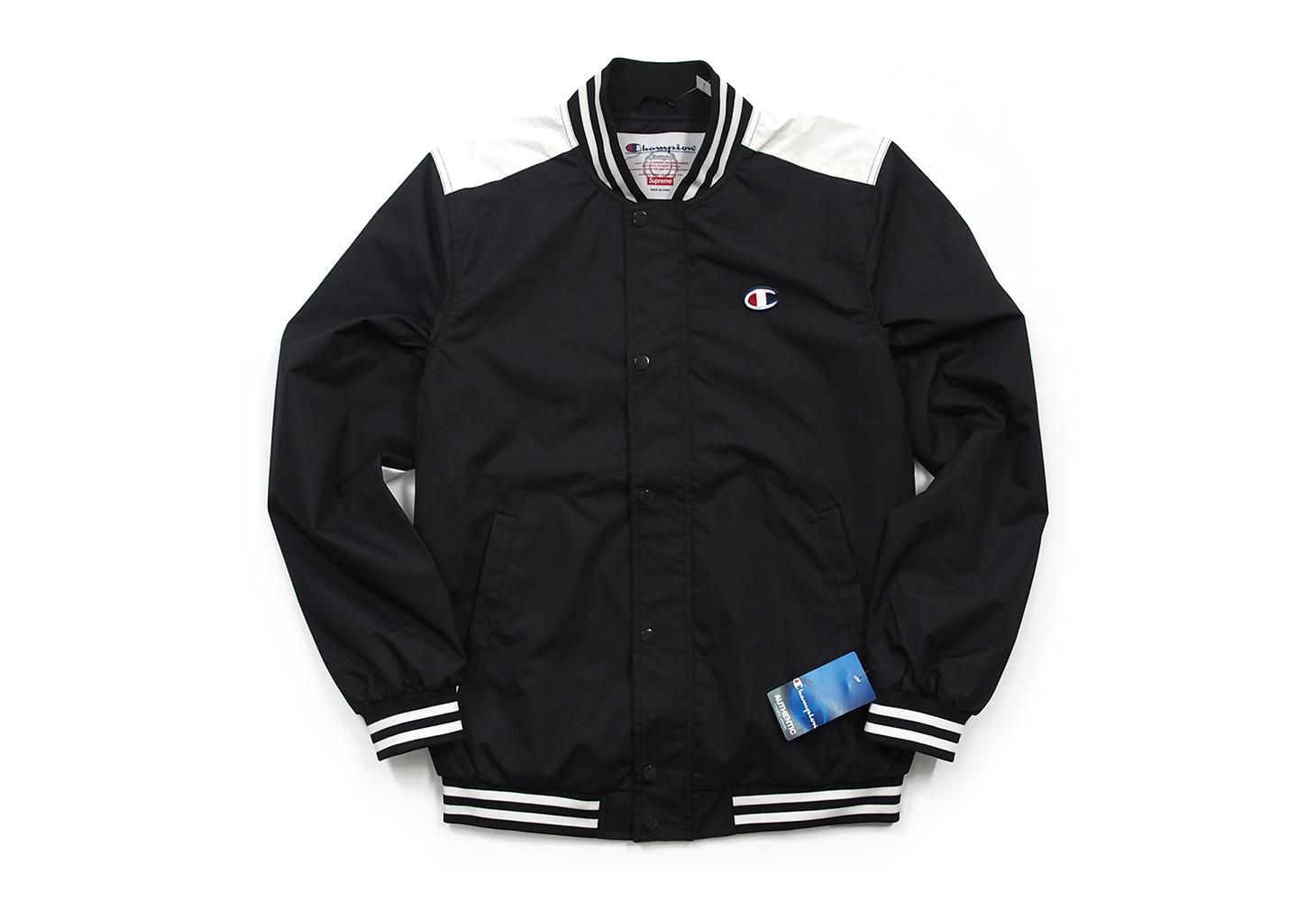 メンズsupreme/champion jacket - スタジャン