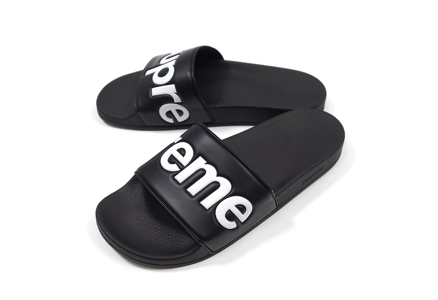 Supreme sandals hot sale real