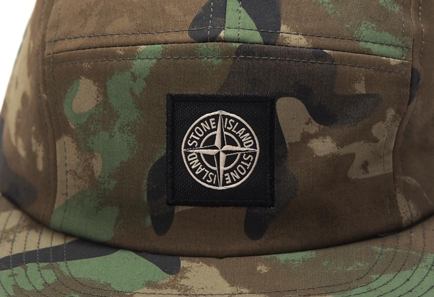 Supreme / Stone Island Camp Cap Black 帽子
