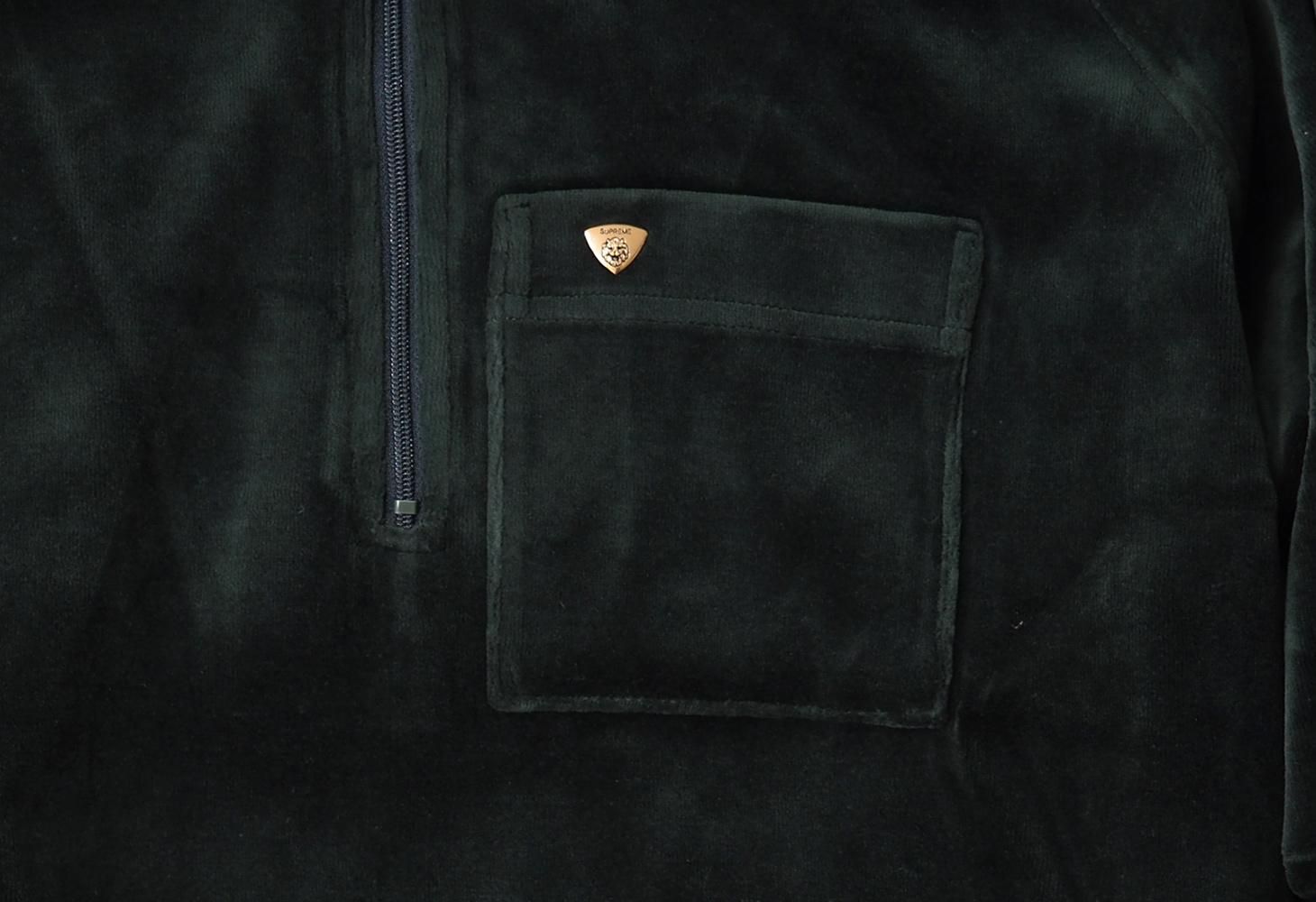 トップス Supreme Velour Supreme - Velour Half Zip Pullover - ParkSIDER