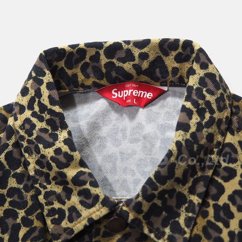 Supreme - Leopard Denim Jacket - ParkSIDER