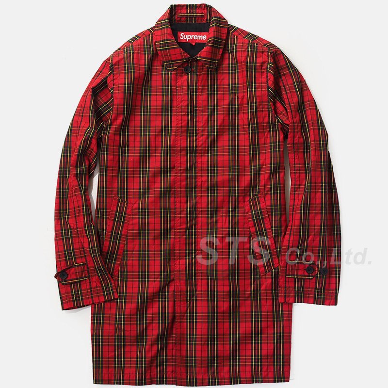 Supreme Plaid Trench Coat Parksider, Supreme Plaid Trench Coat Womens