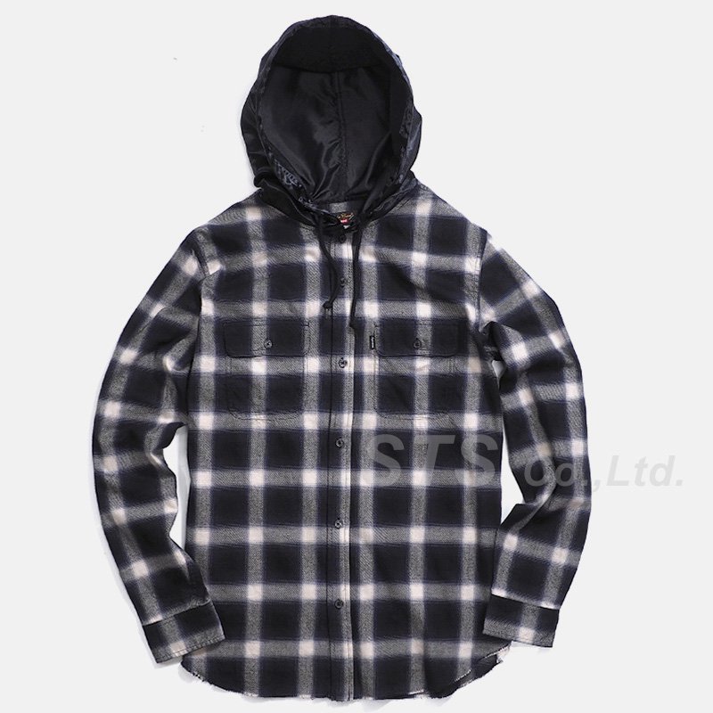 Supreme/Undercover Satin Hooded Flannel Shirt - ParkSIDER