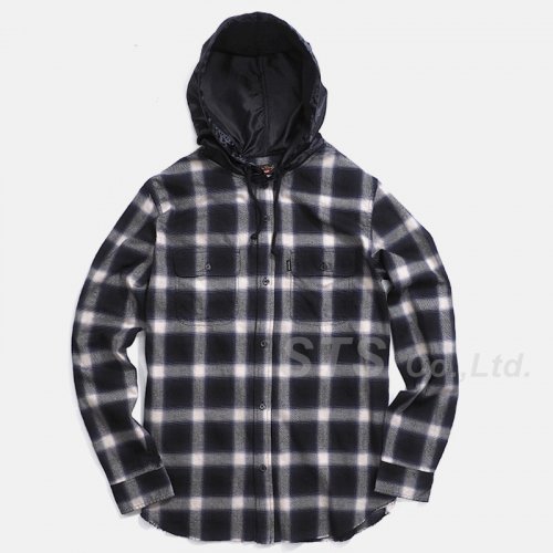 Supreme/Undercover Satin Hooded Flannel Shirt