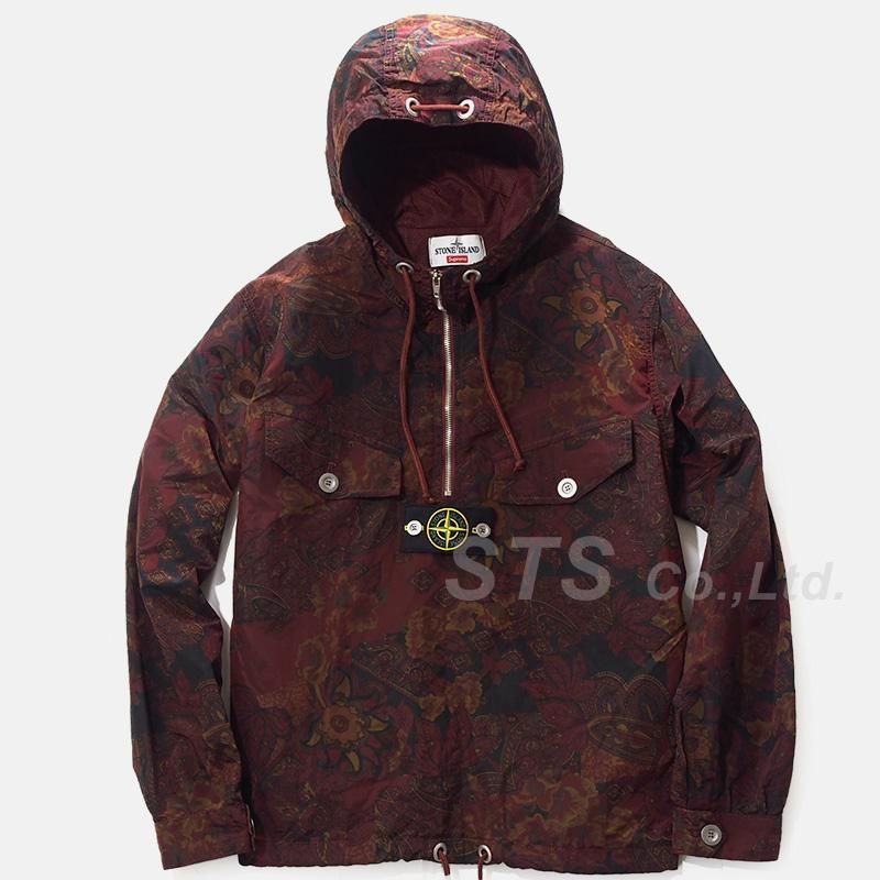 希少 Supreme stone island anorak s ペイズリー