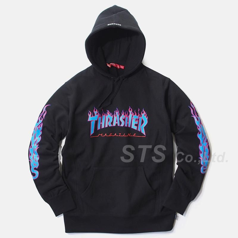 Supreme THRASHER プルオーバー フーディー シュプリーム - パーカー